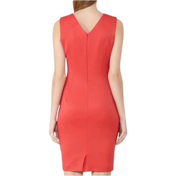 REISS Women’s Red Fitted Sheath Mini Dress - Picture 2 of 16